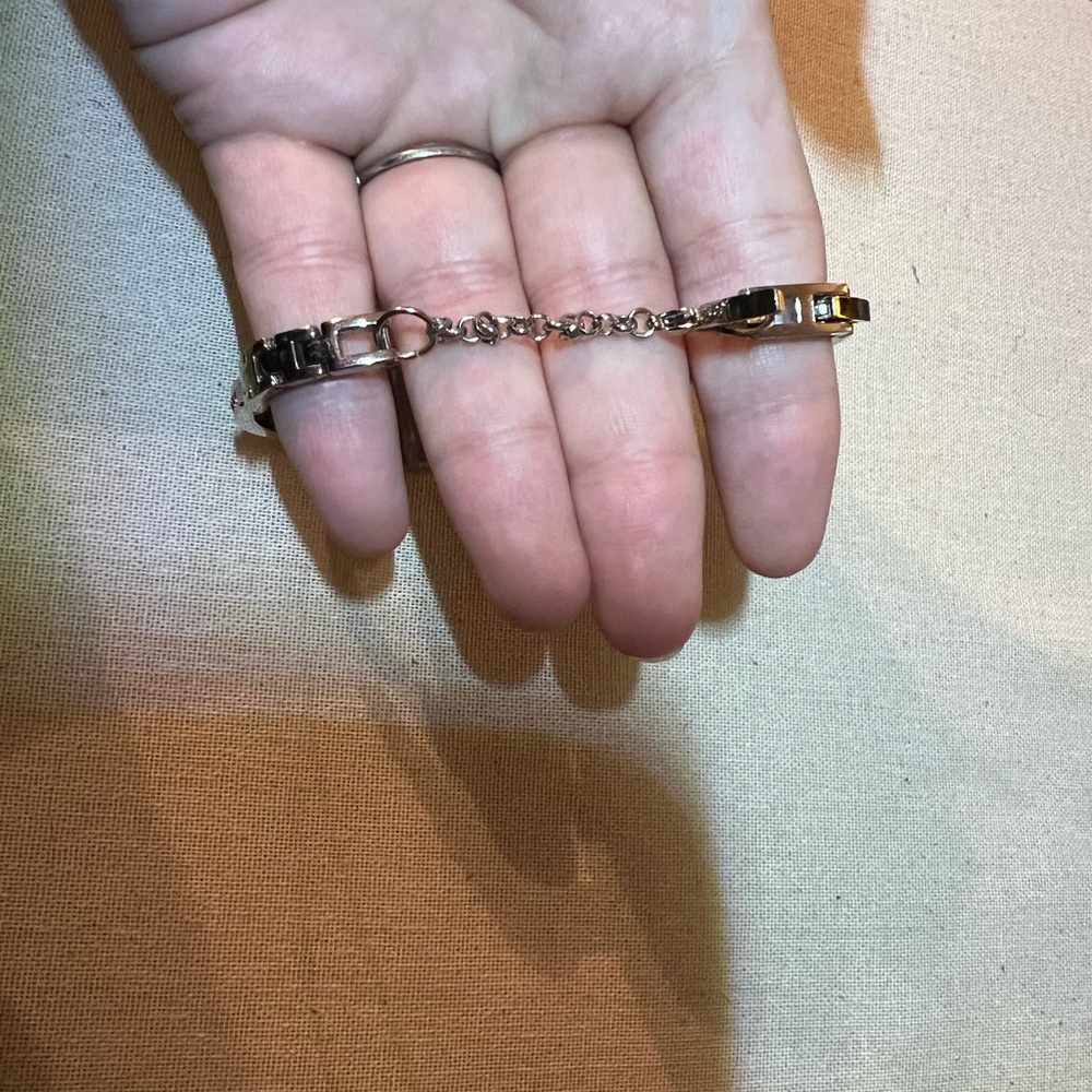 Nine West Pink Rhinestone Watch - Picture 6 of 10